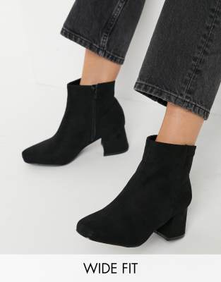 simply be black ankle boots