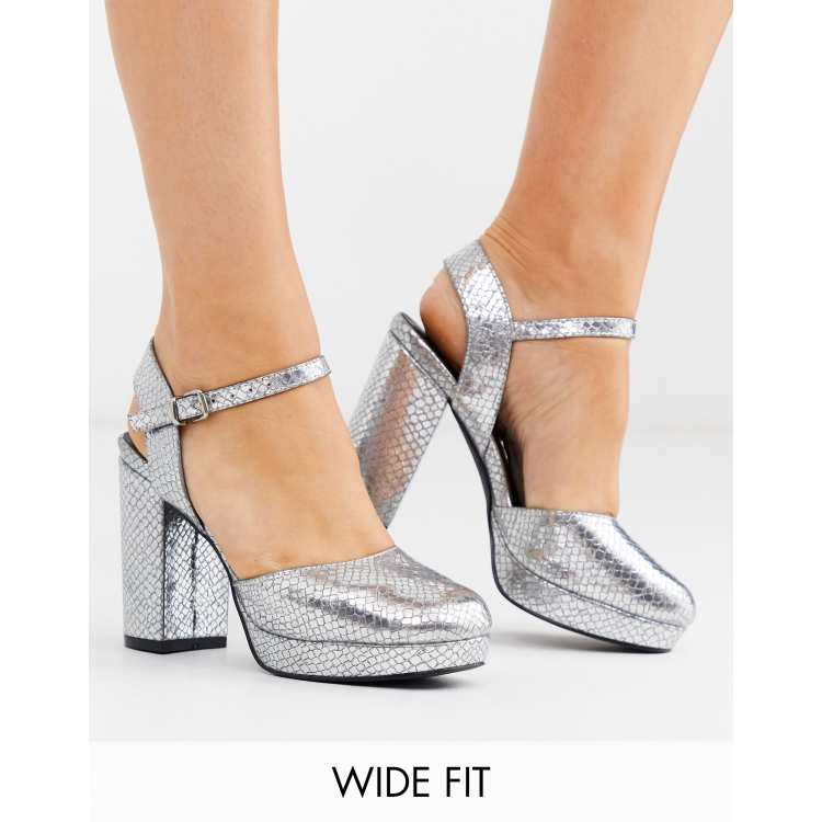 Scarpe on sale chiuse argento