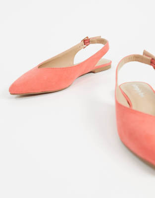 asos coral shoes