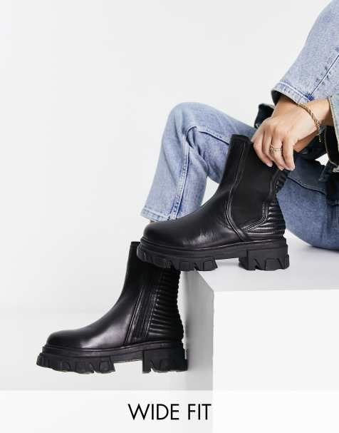 Asos black hot sale boots sale