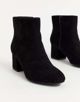 simply be black ankle boots