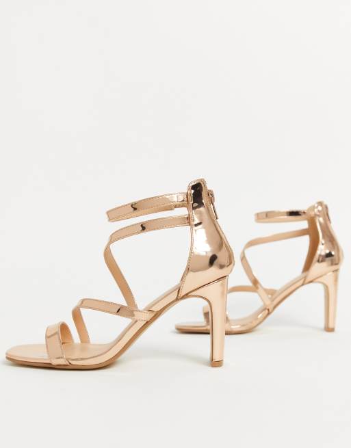 Simply be clearance rose gold sandals