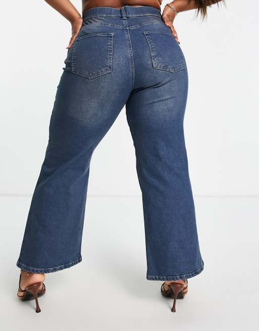 Simply be wide leg jeans best sale