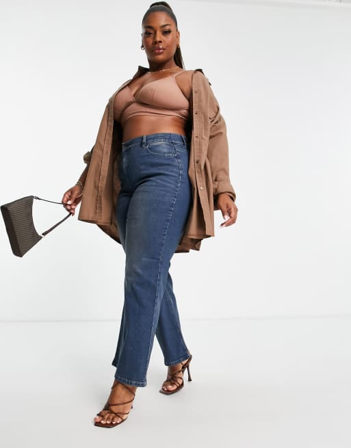 Simply be wide leg jeans deals