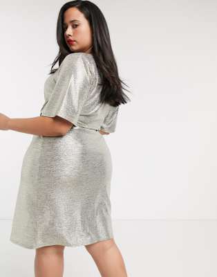 asos shimmer dress