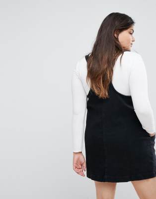 Simply be denim store pinafore