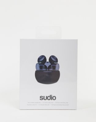 Синие беспроводные наушники Sudio Tolv R-Бесцветный