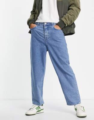 Свободные джинсы Синие джинсы ASOS DESIGN-Голубой