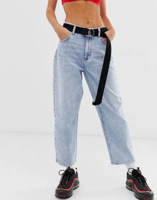 Широкие джинсы wide Leg Bershka