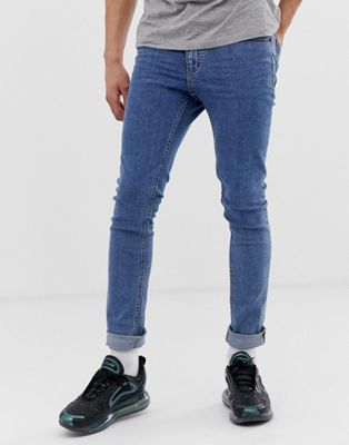 фото Синие джинсы скинни cheap monday-синий
