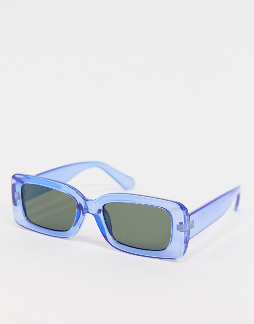фото Синие квадратные солнцезащитные очки asos design-синий