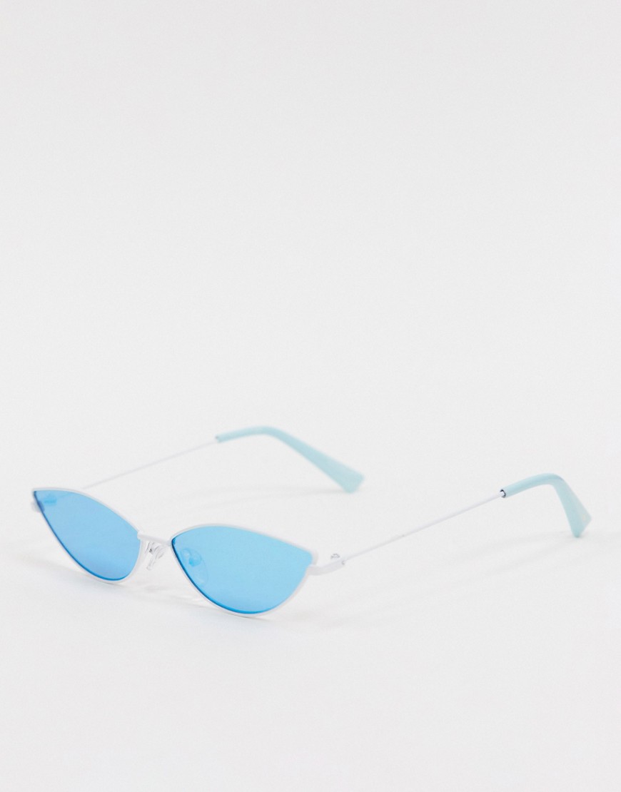 фото Синие солнцезащитные очки "кошачий глаз" skinnydip-синий