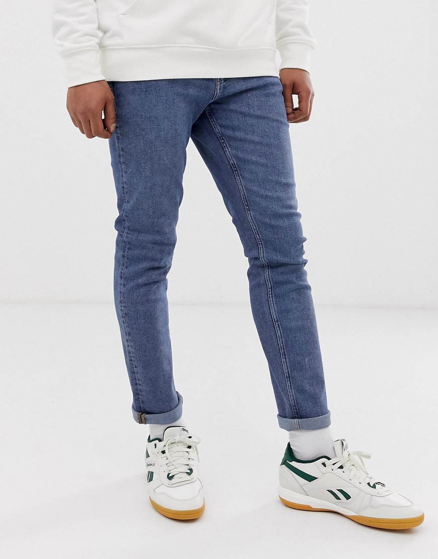 фото Синие узкие джинсы cheap monday - sonic-синий