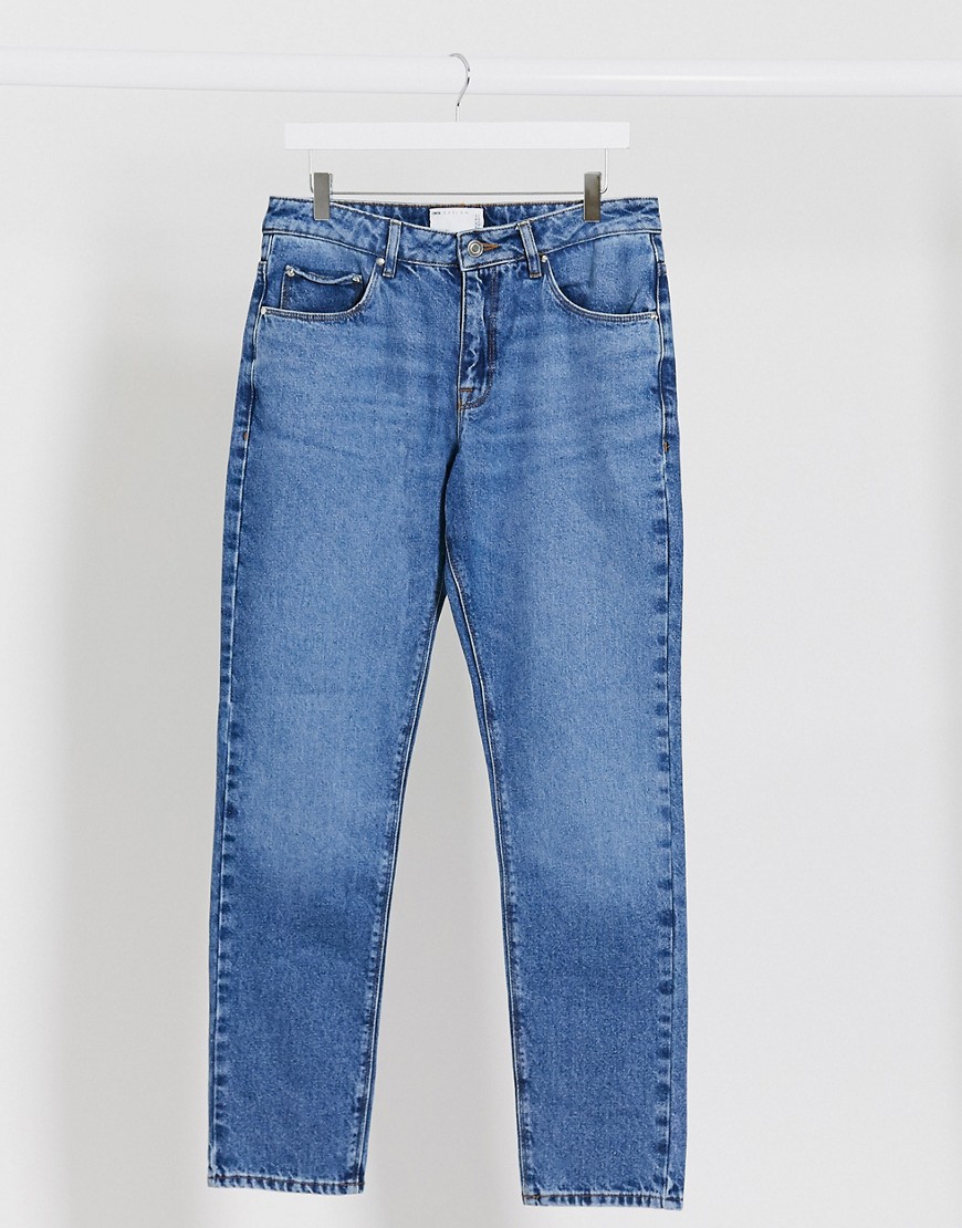 фото Синие узкие джинсы asos design-синий