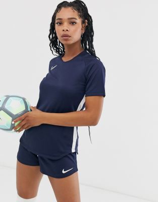 фото Синий топ nike football nike training