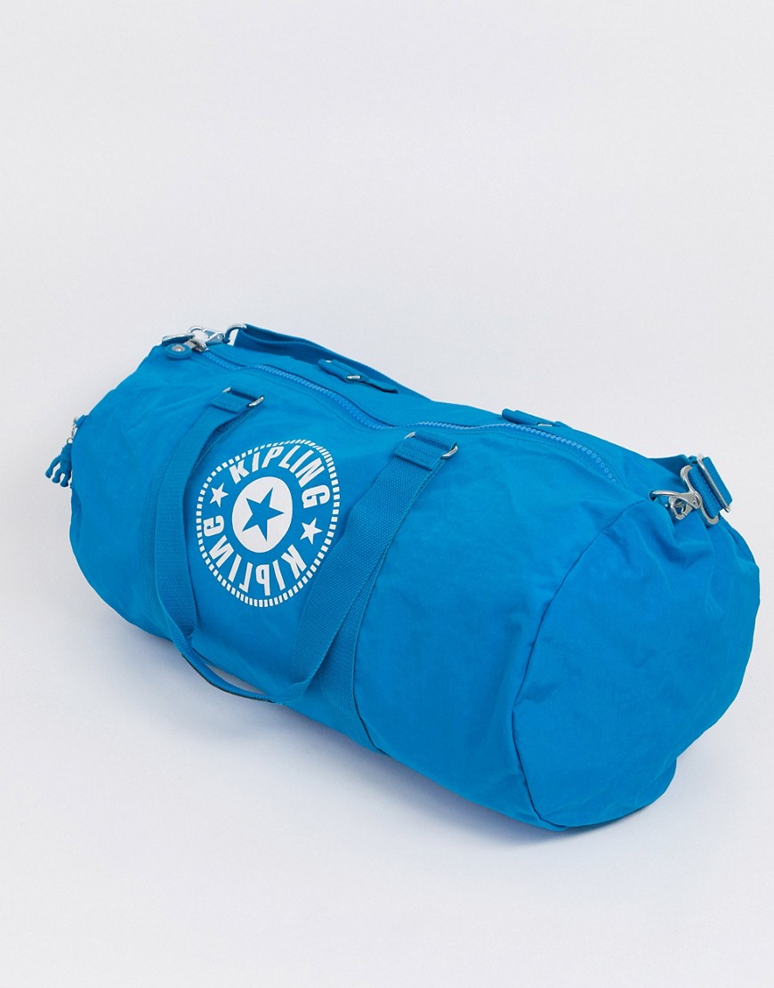 фото Синяя большая сумка kipling-синий