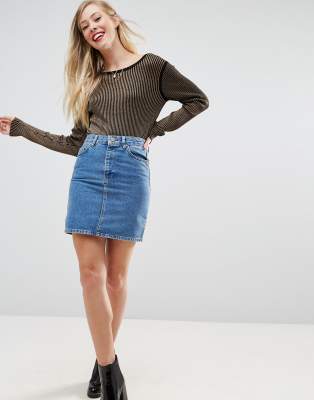 Джинсовая юбка ASOS Denim