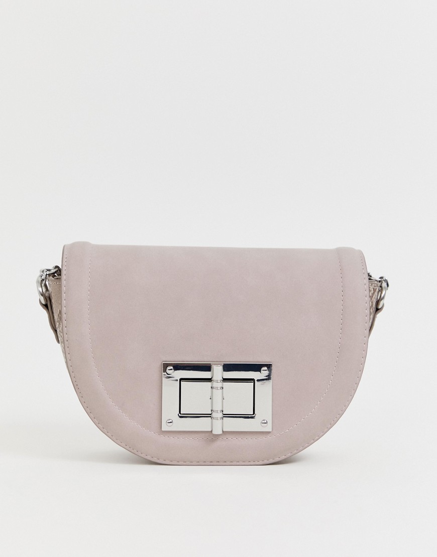 фото Сиреневая сумка с поворотной застежкой lipsy-фиолетовый