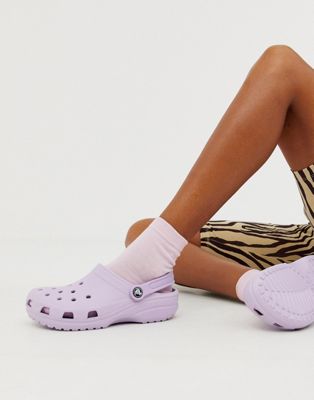 lavender crocs