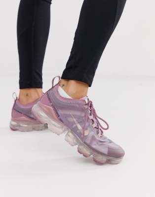 фото Сиреневые кроссовки nike vapormax 19-фиолетовый nike running