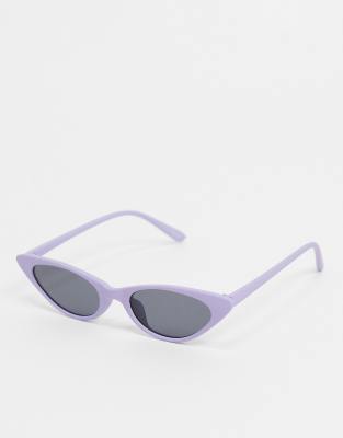  Сиреневые солнцезащитные очки «кошачий глаз» ASOS DESIGN-Фиолетовый цвет