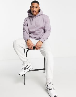 Сиреневый худи из смесового переработанного полиэстера от комплекта Topman-Фиолетовый цвет