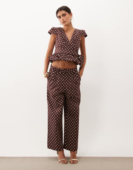Sister Jane Arles set in brown polka dot, 3 of 3