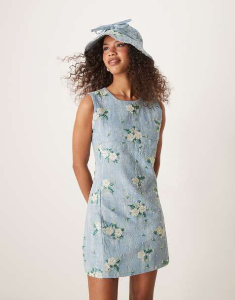 Sister Jane beaded co-ord in blue - view 1