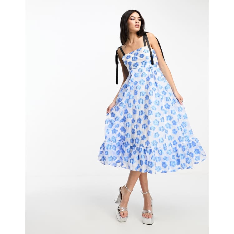 ワンピース sister jane Cindy Check Midi Dress Cindy Check Midi Dress – Sister Jane