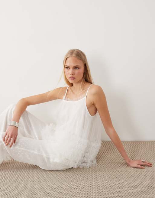 Sister Jane Bridal – Biały zestaw w groszki, 4 z 4