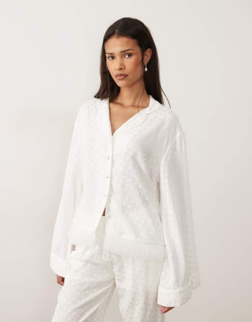 Sister Jane Bridal polka dot set in white, 2 of 4