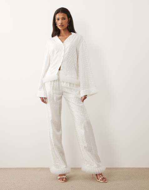 Sister Jane Bridal polka dot co-ord in white - view 1