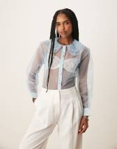 ASOS DESIGN barrel leg pants in floral print