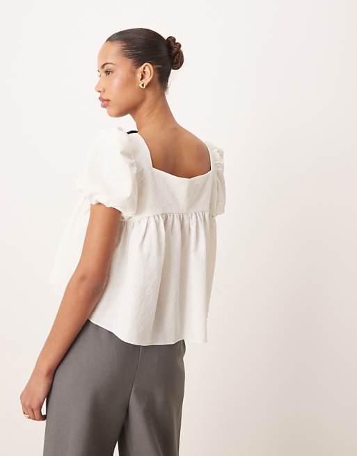 Jane Top in White Jane Top in White