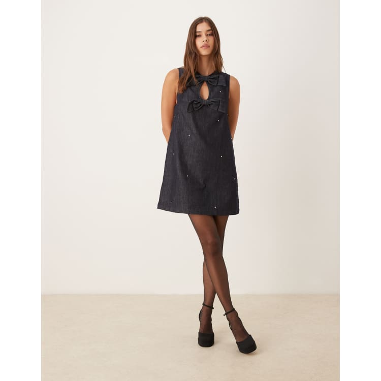 sister jane Black Dress Lサイズ 黒色 総柄 sister jane Black Dress Lサイズ 黒色 総柄 sister jane Black