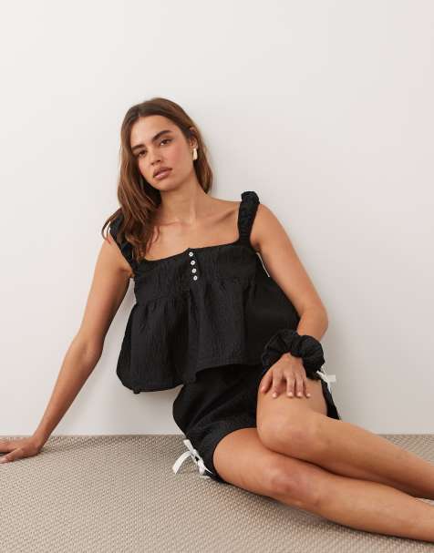 Sister Jane - Elin - Sort overdel med ballonkant - Del af sæt - view 1