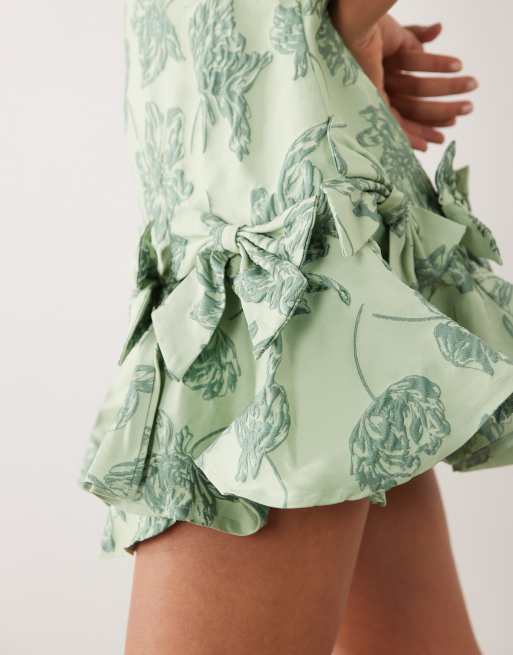 green emerald velvet dress Jade Dress main image 0