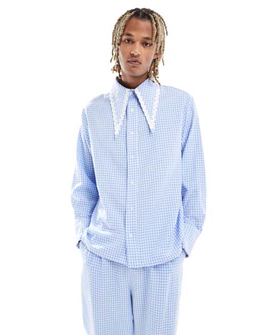 Sister Jane gingham shirt co-ord in blue | ASOS