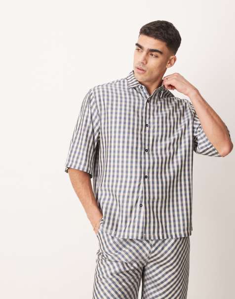 Sister Jane gingham shirt in black and white (part of a set) - view 1