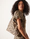 [sister jane] Sister Jane Jacquard bag in leopard-Multi One Size LEOPARD