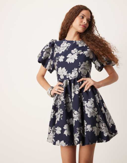ワンピース sister jane jacquard dress Blooming Jacquard Dress - Tulips in Little Rock