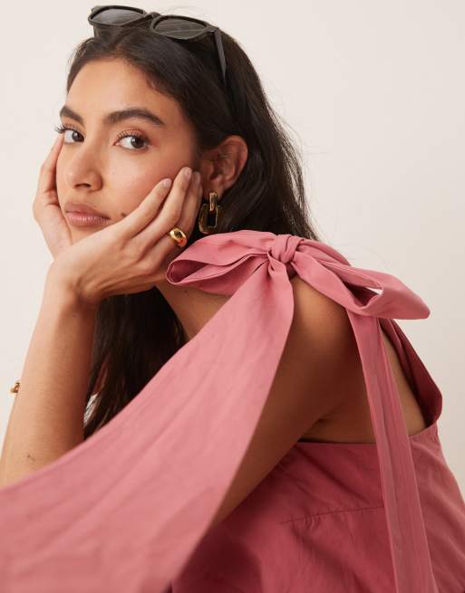 Sister Jane Magnolia ruffle mini dress in pink, 3 of 4