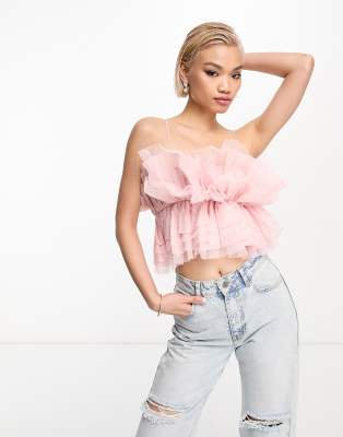 Ruffle 2025 crop top