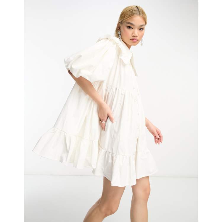 YILON イロン　Tiered mini op IVORY 204587098-1-ivory?$n_750w$&wid