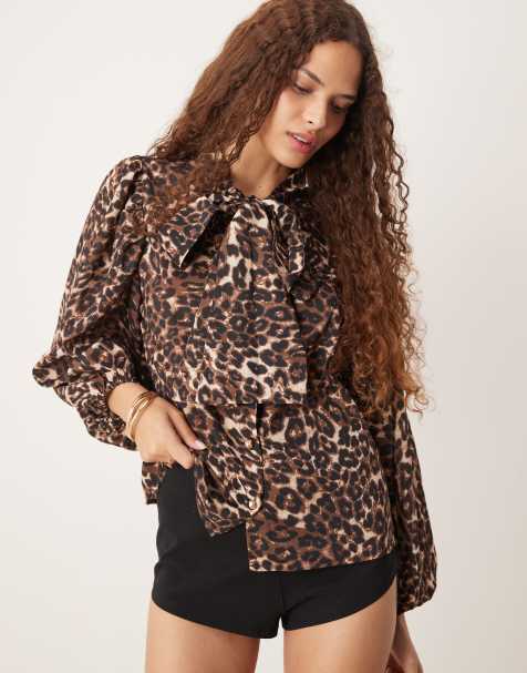 Sister Jane oversized shirt in leopard (part of a set) - view 1