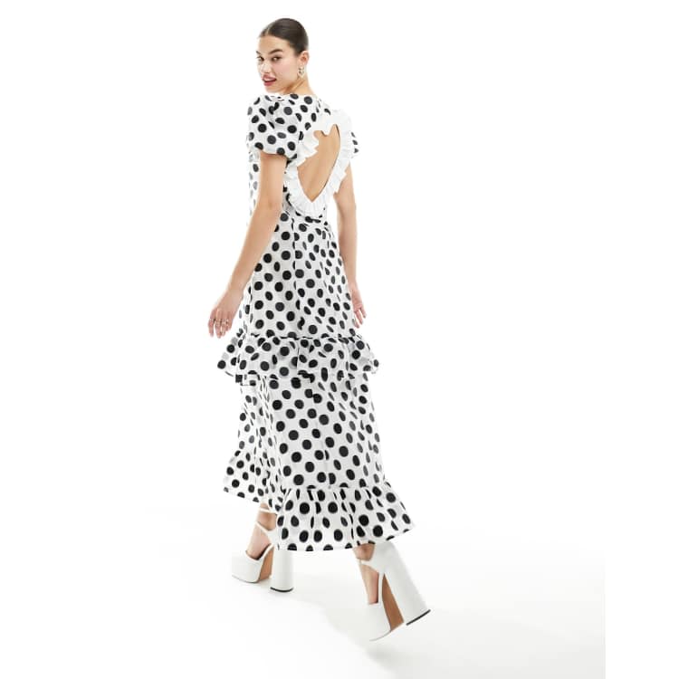 【sister jane】Polka Dance ドット柄 ミディ ドレス Polka Dance Midi Dress – Sister Jane