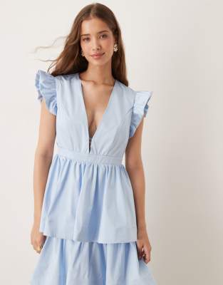 green emerald velvet dress Floral Tie-Back Dress | Cute Women's Sundresses