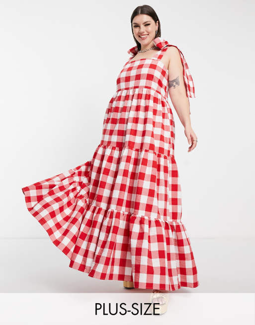 Robe longue vichy 2025