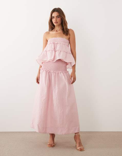 Sister Jane Prim organza co-ord in light pink - view 1