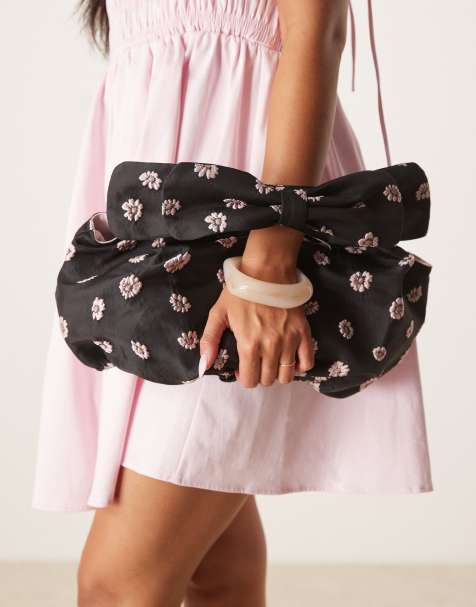 Sister Jane Rose Bells jacquard bag in black multi - view 1